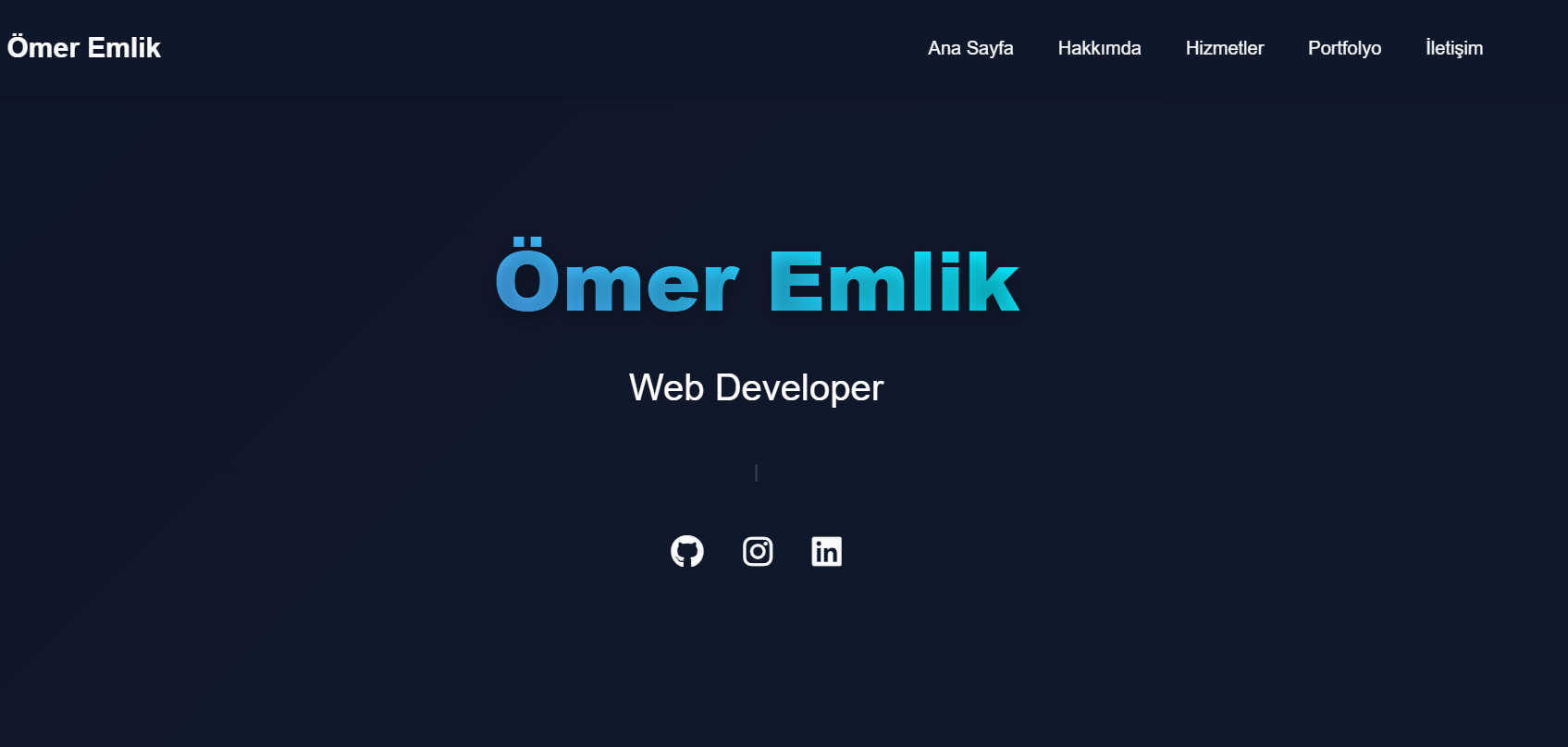 Kişisel Web Projesi